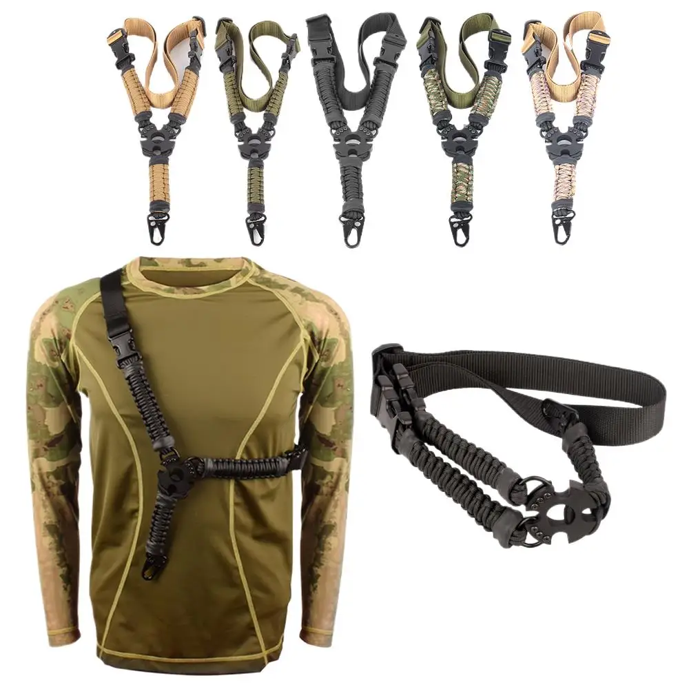 

Tactical Bungee Rifle Belt QD Buckle Carbine M4 AR15 Accessories Hunting Sniper 1 Point Gun Sling Stronger Quick Release