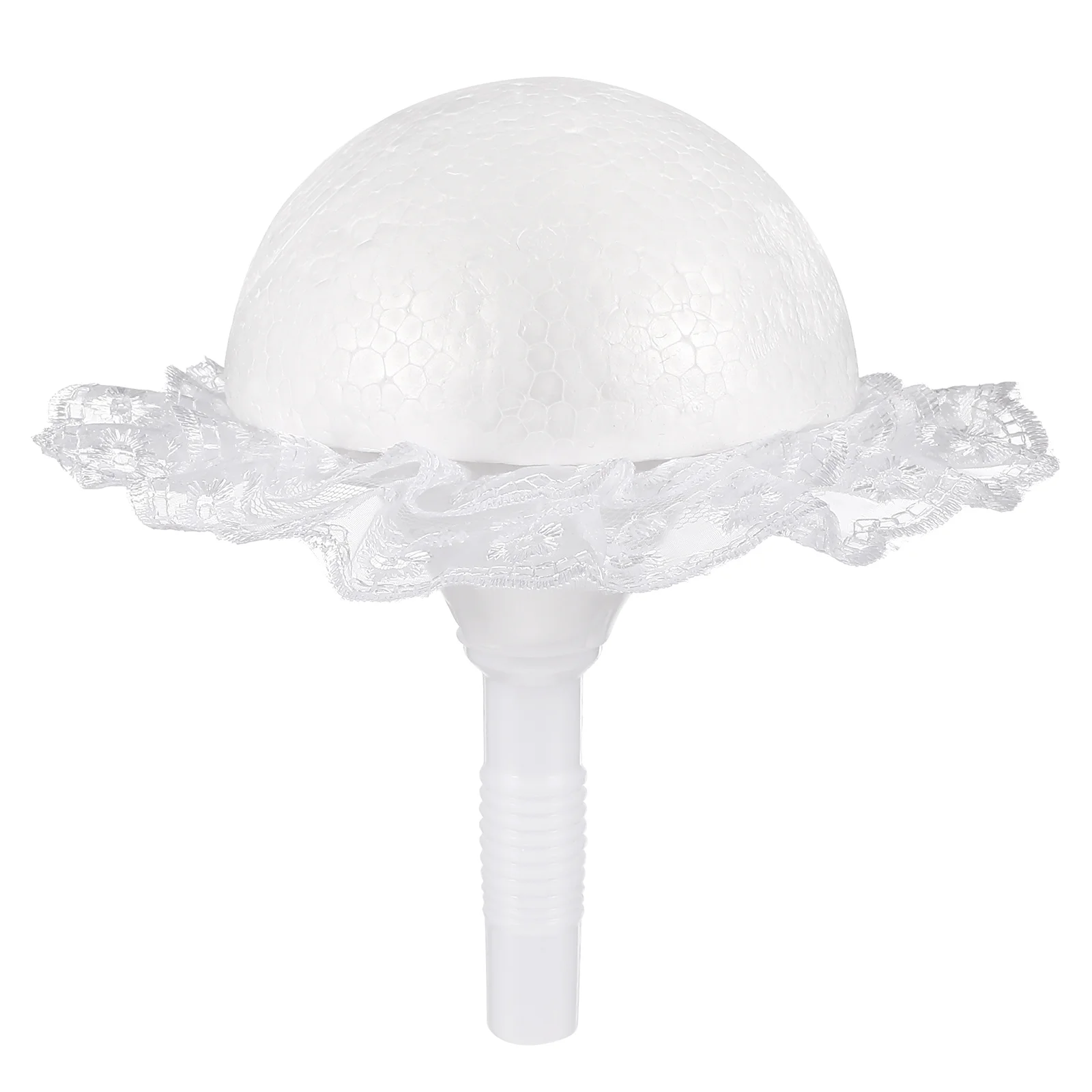 

Base Hemisphere Lace Flower Holder Baby Decorations Bouquet Handle Wedding Stand