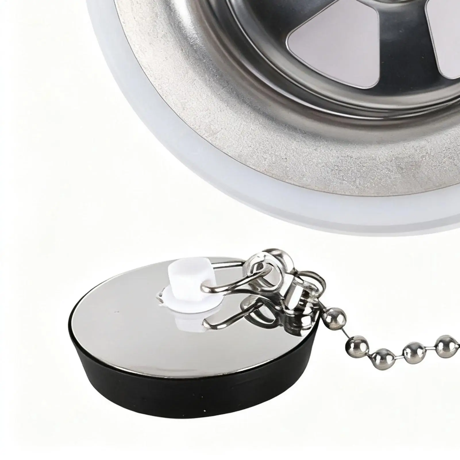 Sink Drain Stopper Stainless Steel Angle Fitting Stopper Drainer For Motorhome RV Boat Kitchen Bathroom Outdoor Camping Road