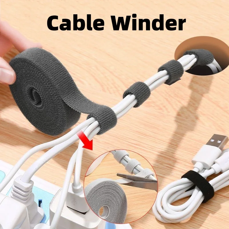 Cable Organizer Ties Tearable Cable Protector Management for Phone Mouse Earphone Data Wire Holder Cord Protection Organizer