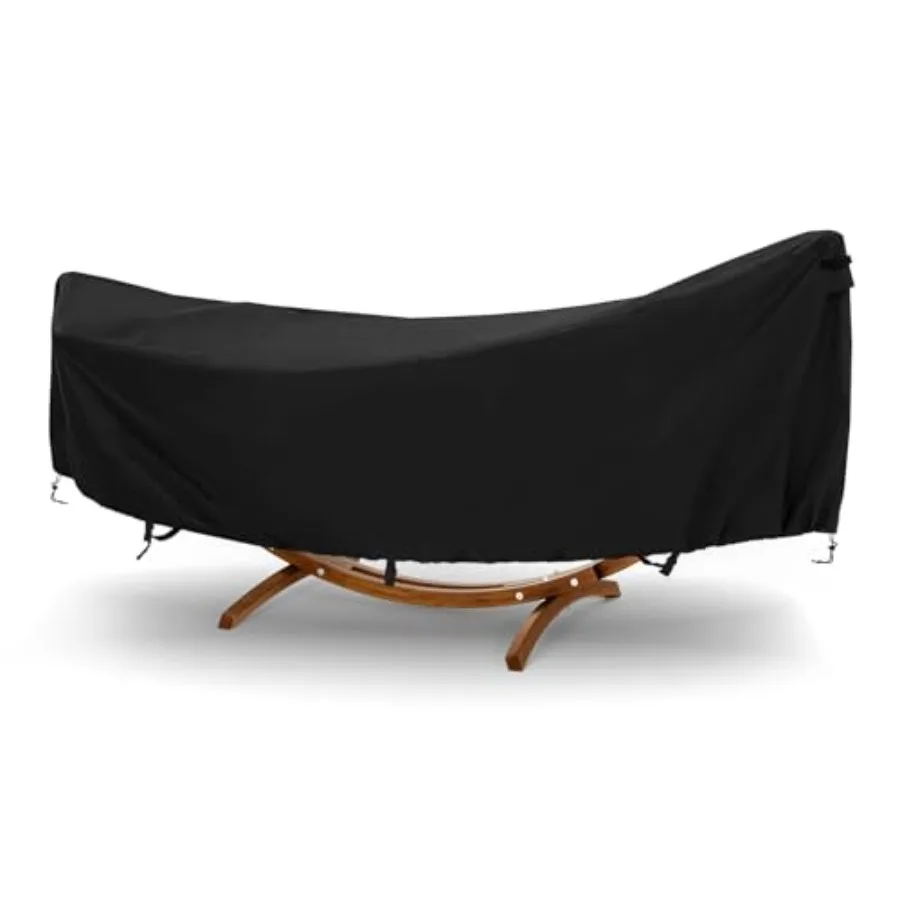 Hammock Cover, 400D Upgraded Waterproof Hammock Cover for 11-12 Ft Hammock with Including Adjustable Buckle Strap, 150" L x 59"
