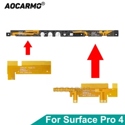 Aocarmo dla Microsoft Surface Pro 4 Pro4 1724 WIFI antena sygnałowa Flex kabel do aparatu uchwyt rama z tworzywa części zamienne