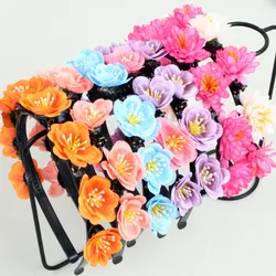 New Cute Flower Hairband for Girls Children Headbands with Hair Clip Flower Hairbands Birthday Gifts Headband Hair Accessories