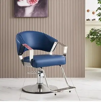 High-end barber shop haircut chair, hair salon special hairdressing chair, simple, rotatable, lifting, ironing and dyeing chair,