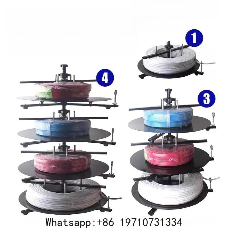 

BV Wire Dispenser Rack Cable Dispenser Caddy Electrician Discharge Tray for Power Video Cable Discharge Stand