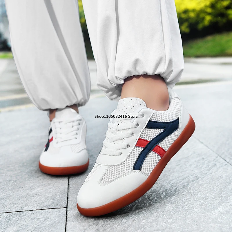 通気性のある武道靴女性と男性ロートップ太極拳靴ノンスリップアウトドアスニーカー空手テコンドー靴