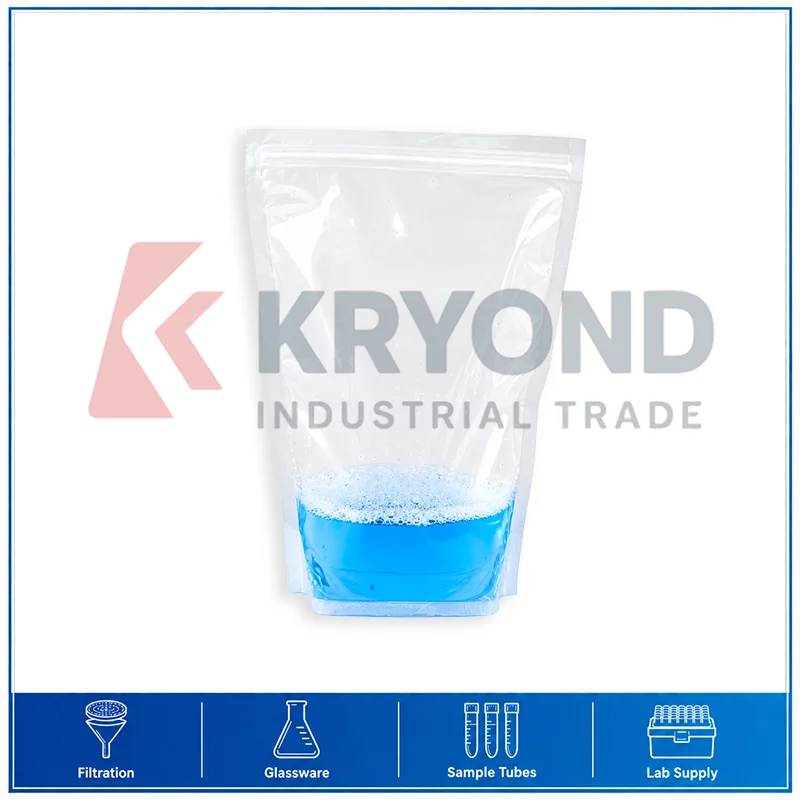 2L PE Homogenization Bag 20x32cm Sealing Strip Laboratory Bag 100pcs Research Use Application Pack Sample Handling Container Set