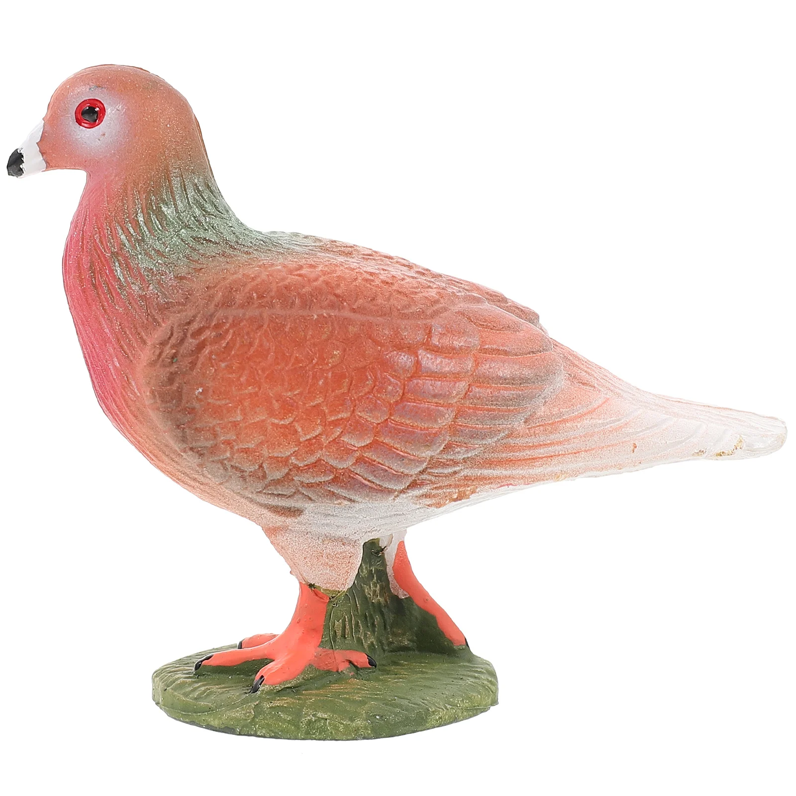 Realistic Dove Figurine Plastic Craft Waterproof Outdoor Garden Lawn Lightweight Vivid Colors Lovely Pose Miniature