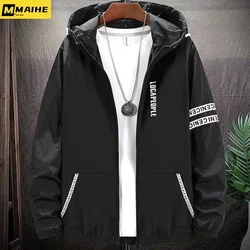 Summer Sun Protection Clothing Ice Silk Breathable UV Protection Ultra plus size Hooded Thin Jacket Outdoor Mens Waterproof Coat