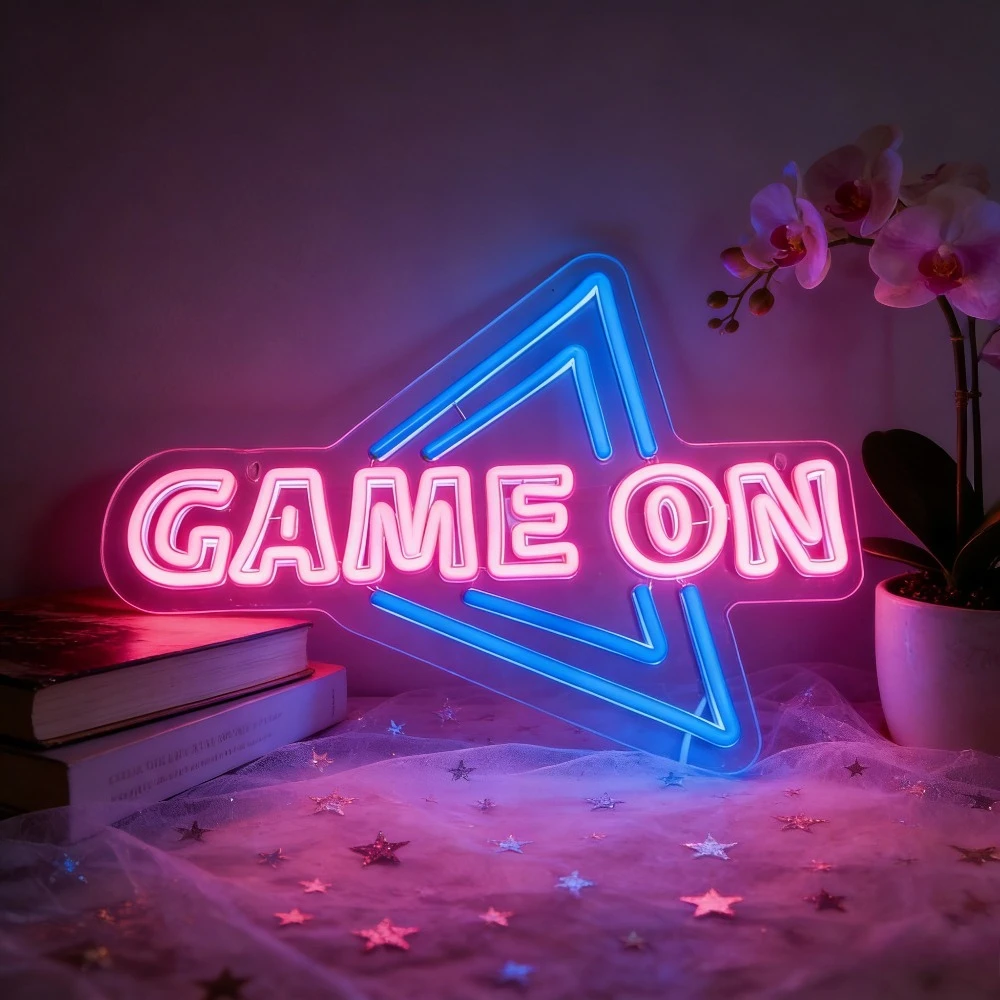 Esports Gaming Setup - Enseigne néon LED USB à intensité