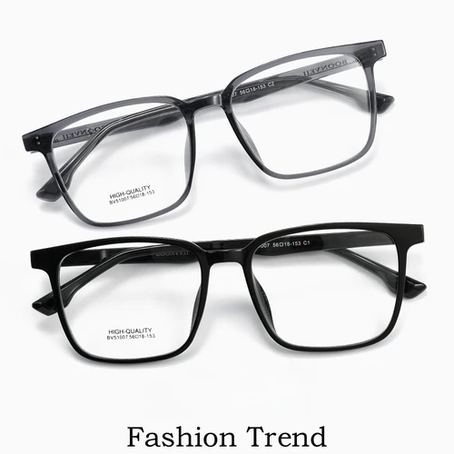 Imagen 2 del producto YIMARUILI, montura de gafas TR90 Flexible de talla grande a la moda para hombre, monturas para gafas graduadas ópticas cómodas cuadradas de tendencia BV51007B