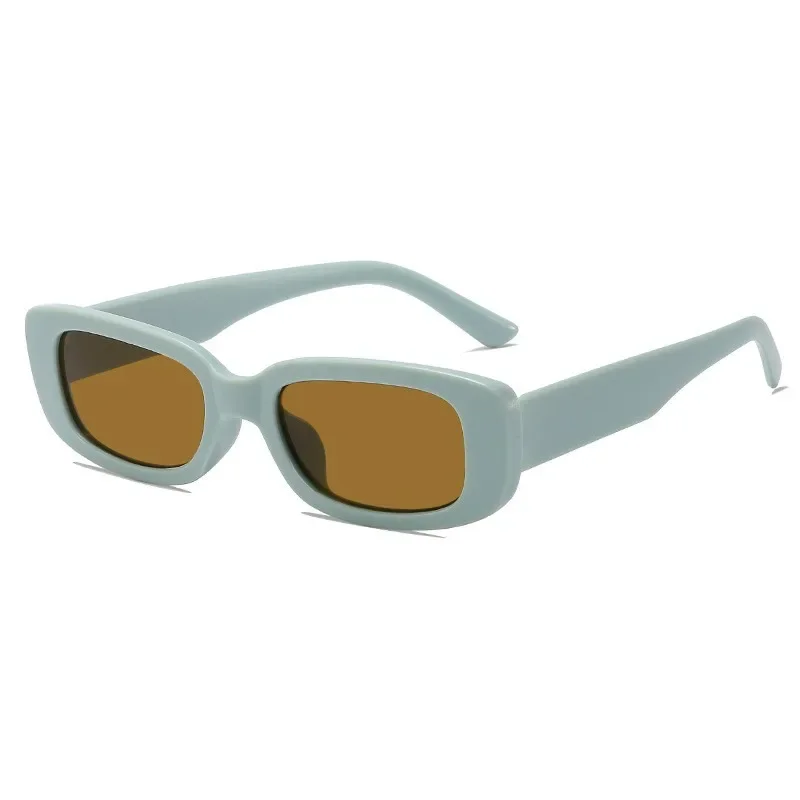 Koreanische Retro Quadratische Kind Sonnenbrille für Kinder Mode Oval Einfarbig Kinder Brillen UV400 – Detail 6