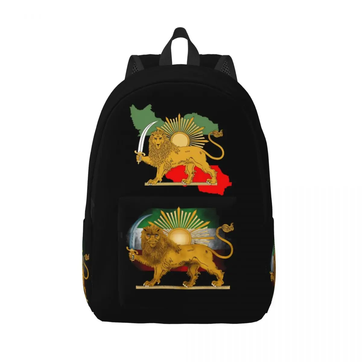 

Рюкзак с изображением персидского льва и солнца, «Сделай Иран снова великой», дорожные рюкзаки, школьные сумки с высококачественным принтом для девочек, эстетичный рюкзак