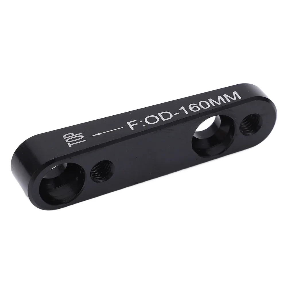 

Черный адаптер дискового тормоза с плоским креплением из алюминиевого сплава 140 мм/160 мм, крепление переднего/заднего тормозного суппорта для велосипеда, сверхлегкое с винтами