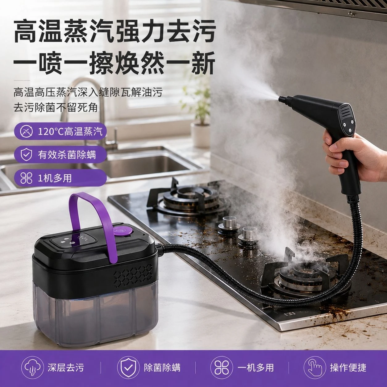 Cross-border new high temperature steam cleaner