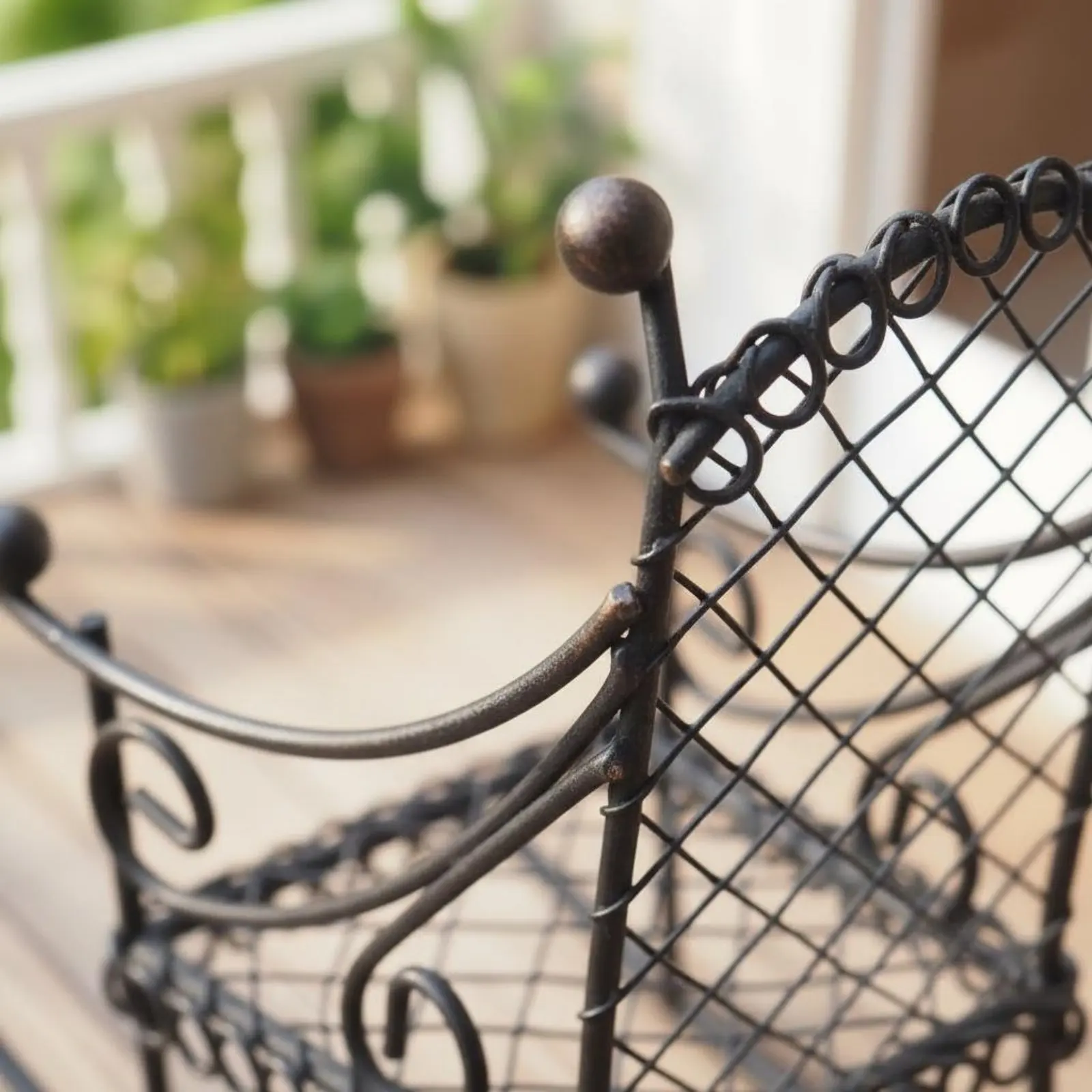 

Dollhouse Rocking Chair Handmade Craft Tiny Rocking Chair Desktop Decoration Delicate Features House Decoration Artistic