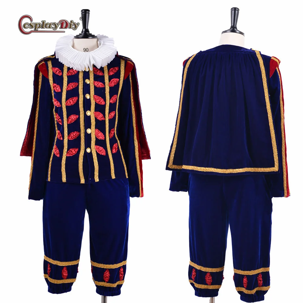 

Men's Medieval Tudor Royal Uniform Jacket Costume Victorian Tudor Outfit Colonial Tuxedo Hamilton Suit