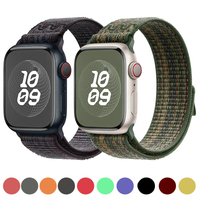 Nylon Band For apple watch band 49mm 44mm 40mm 45mm 41mm 42mm 44 45 49 mm correa bracelet iWatch Ultra series 7 6 5 3 se 8 strap