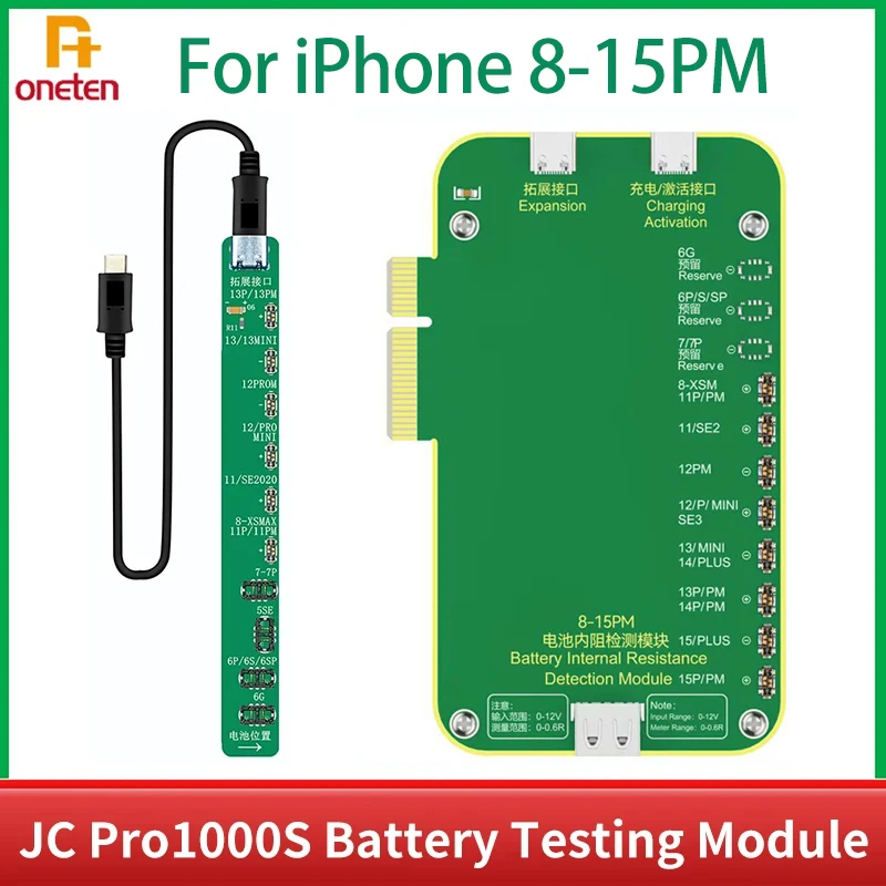 JCID V1S Pro Battery Test Kit for iPhone 8-15 Pro Max