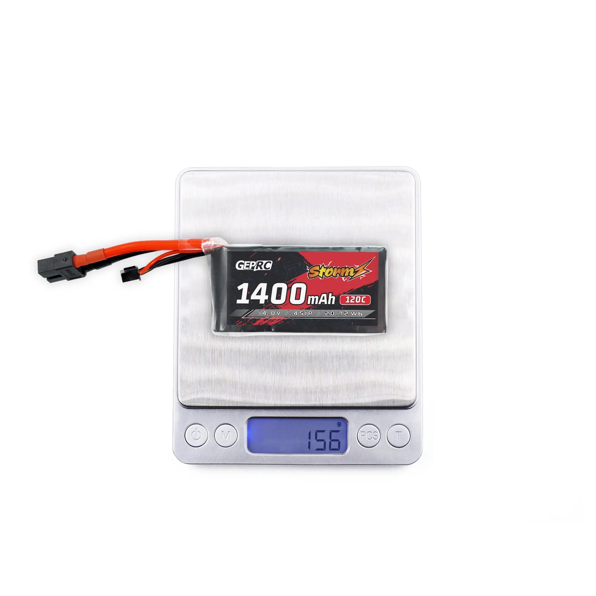 Batteria Lipo GEPRC Storm 4S 1400mAh 120C adatta per drone serie 3-5 pollici per parti di droni serie Freestyle RC FPV Quadcopter