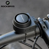 ROCKBROS-timbre para bicicleta eléctrica, bocina de alarma antirrobo con vibración tipo C, sistema de alarma de seguridad con Control remoto inalámbrico