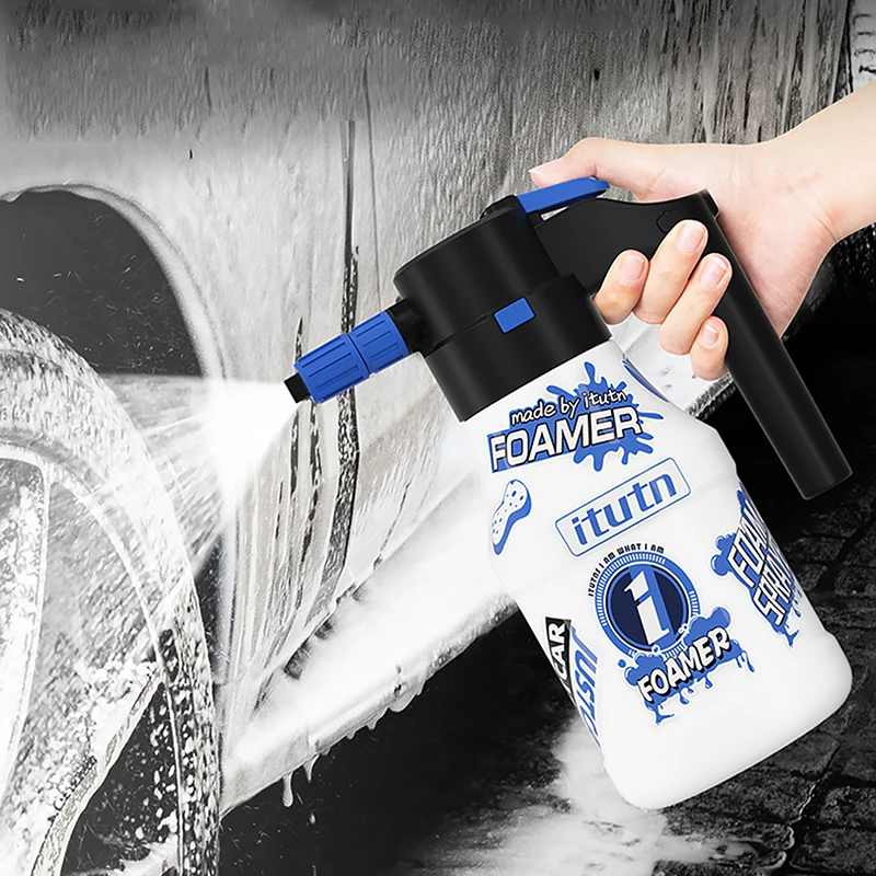 

Electric Foam Sprayer 1.5L Foam Generator for Car Wash 2600mAh Lithium Battery Foam Lance 1h Endurance Car Wash Towel Foam Wash