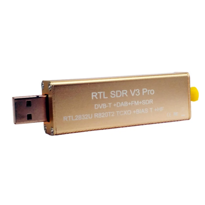 

SDR Receiver V3 Pro Rtl2832 Rtl2832u R820T2 SDR RTL For 500 Khz-2 Ghz UHF VHF HF AM FM