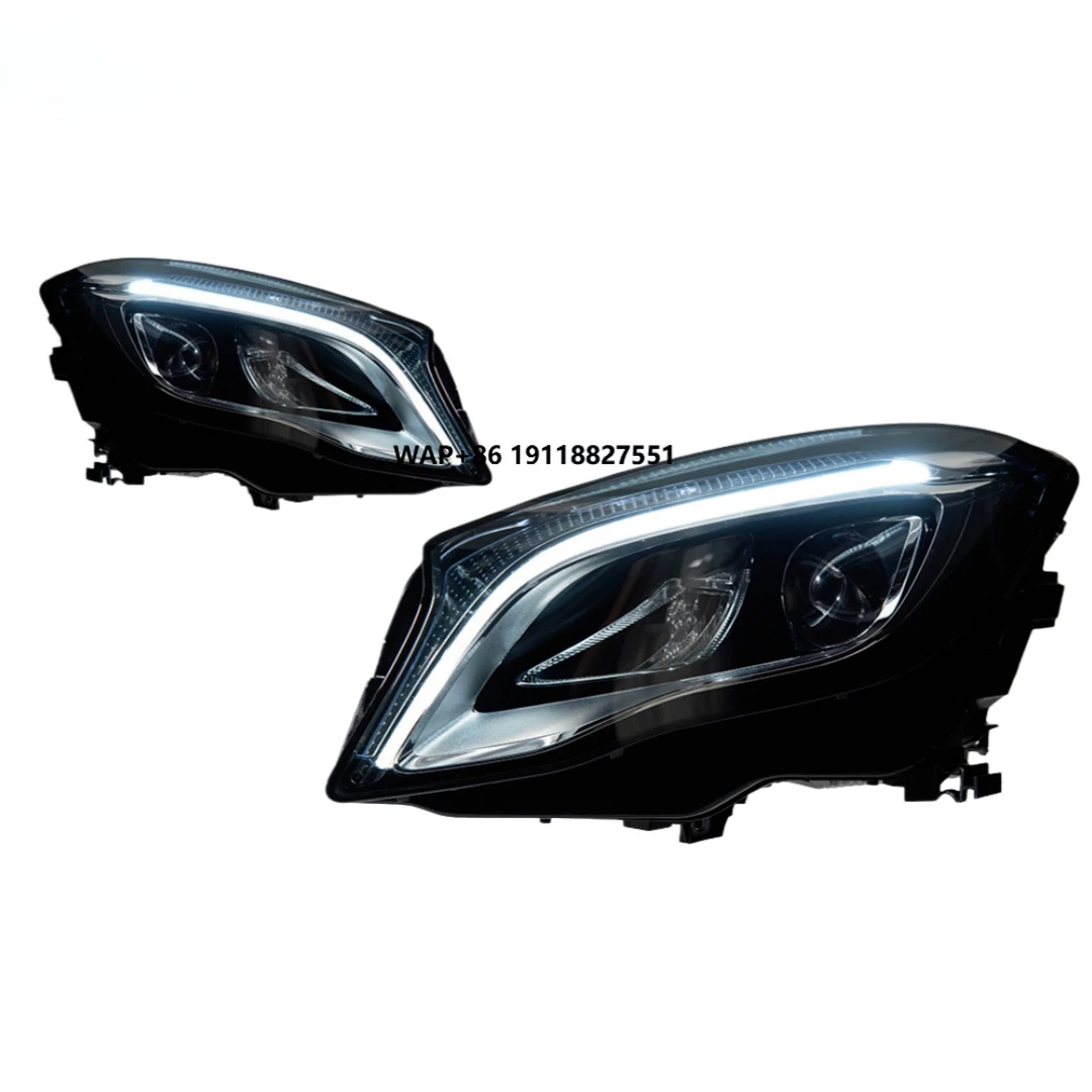 

Auto Parts LED Headlights for GLA W156 2015-2019 Plug and Play Head Lamps Running Lights Turn Signal Lens 6000k
