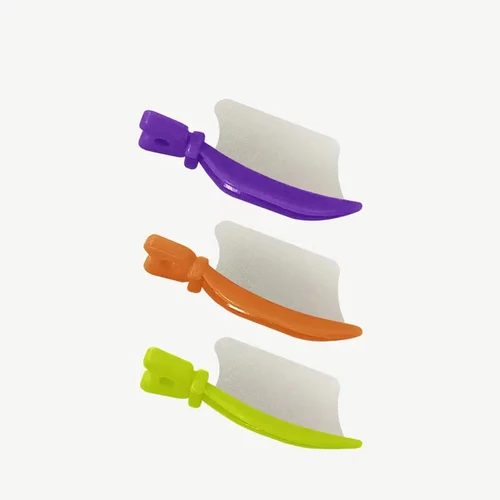 Imagen 2 del producto 24 unids/caja protectores de cuña de matriz Dental dientes principales cuchillo de cuña de plástico interproximal con protección herramientas de odontología de matriz de acero