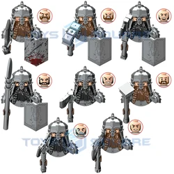 The Dwarf Warrior Model Blocks MOC Bricks Set Gifts Toys For Children X0314