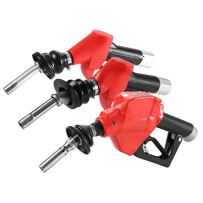 Oil and gas recovery refueling gun self-sealing dispenser rubber tube gun head diesel gasoline recovery refueling station