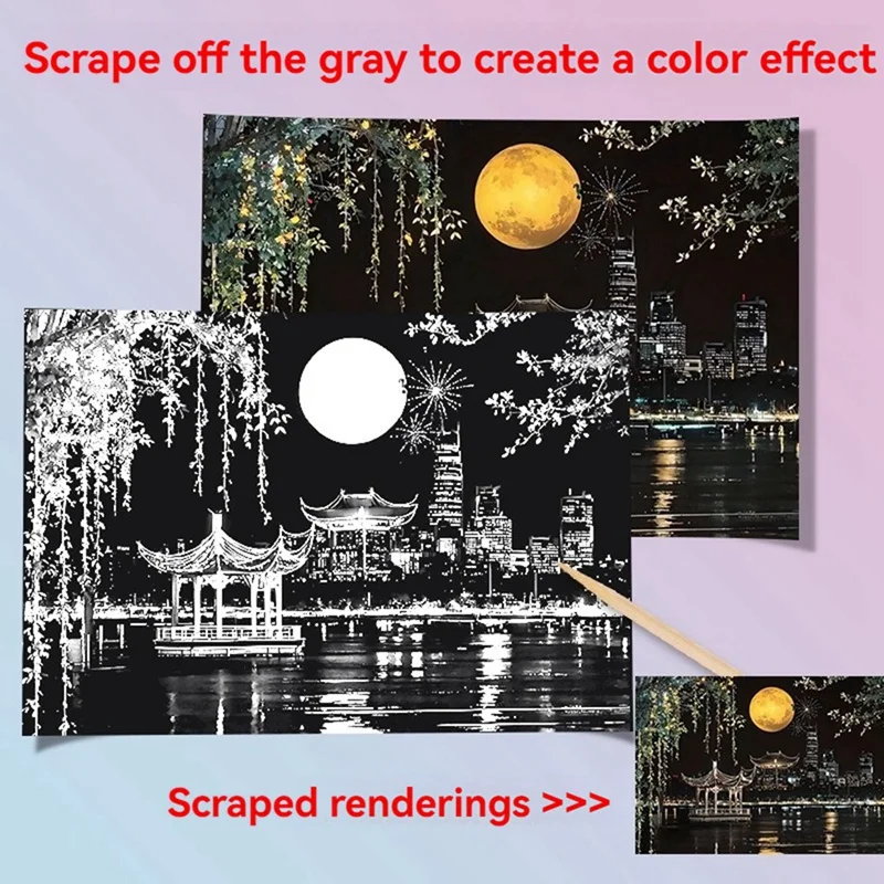 N11R--Handmade-Accessories-Adults-Scratching-Drawing-Decompression-Tool-Toy-Scraping-Painting-Birthday-Gift-DIY-Craft