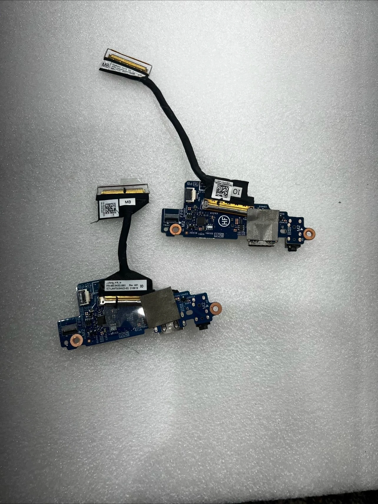 For Dell Inspiron 7510 7610 Vostro 15 7510 audio USB interface small board 0K01C8 0R4KFW