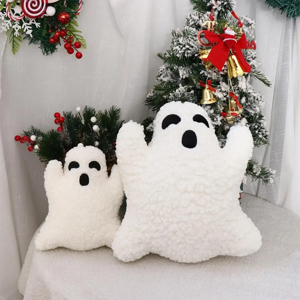 Halloween Halloween Ghost Throw Pillow Ghost Stuffed Halloween Elf Ghost Plush Toy PP cotton Funny Toy for Children