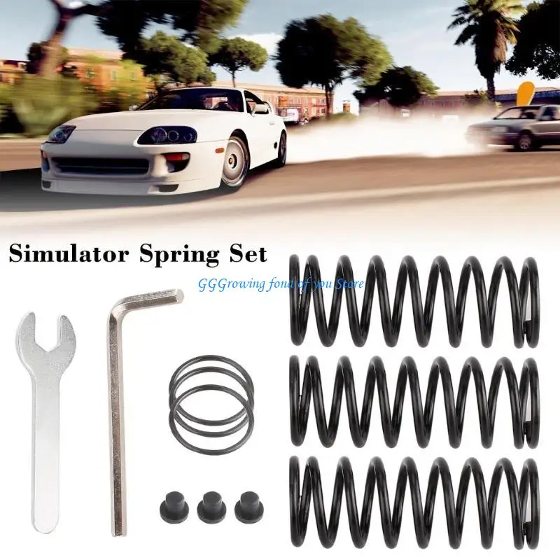 

H9EB Racing Wheel Reinforced Spring DIY Complete Brake Throttle Clutch Pedal Spring for G25 G27 G29 G920 G923 Replace Part