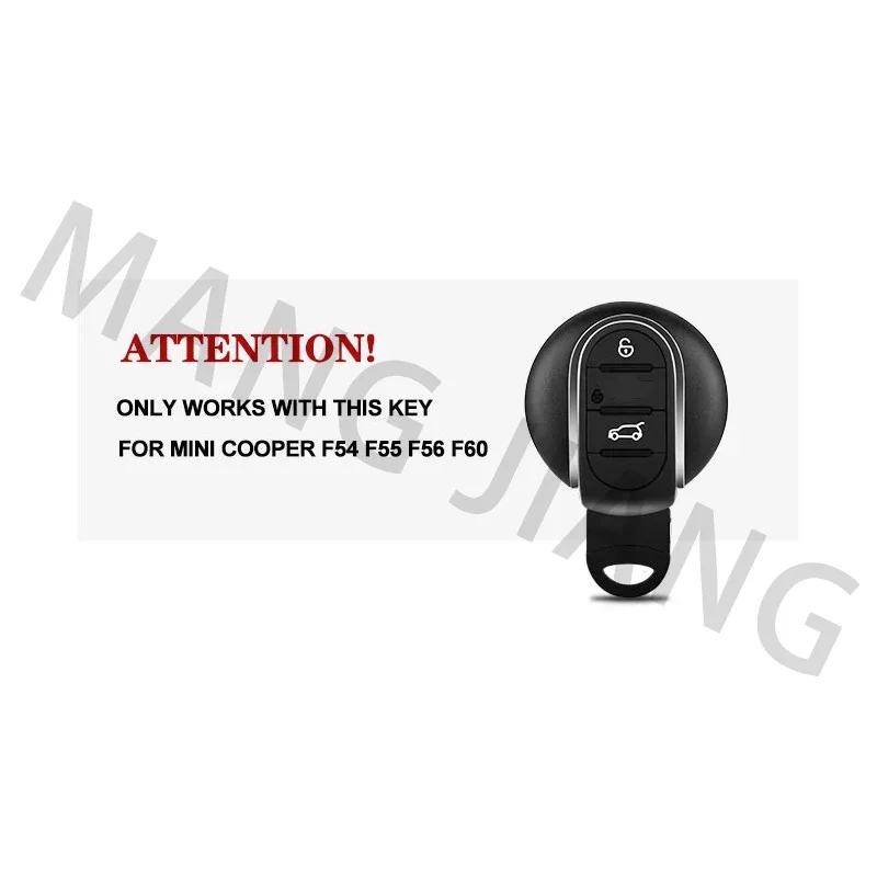 Per Mini Cooper F54 F55 F56 F57 F60 Car Smart Key Cover Case decalcomanie Protector Holder Shell portachiavi accessori decorativi