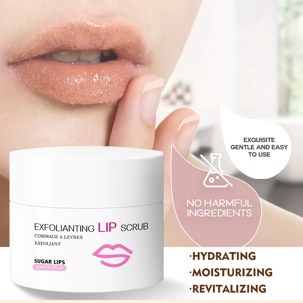 Bálsamo exfoliante aclarador de labios para labios oscuros, elimina el humo oscuro, reparación exfoliante de líneas finas, hidratante, cuidado de labios antigrietas