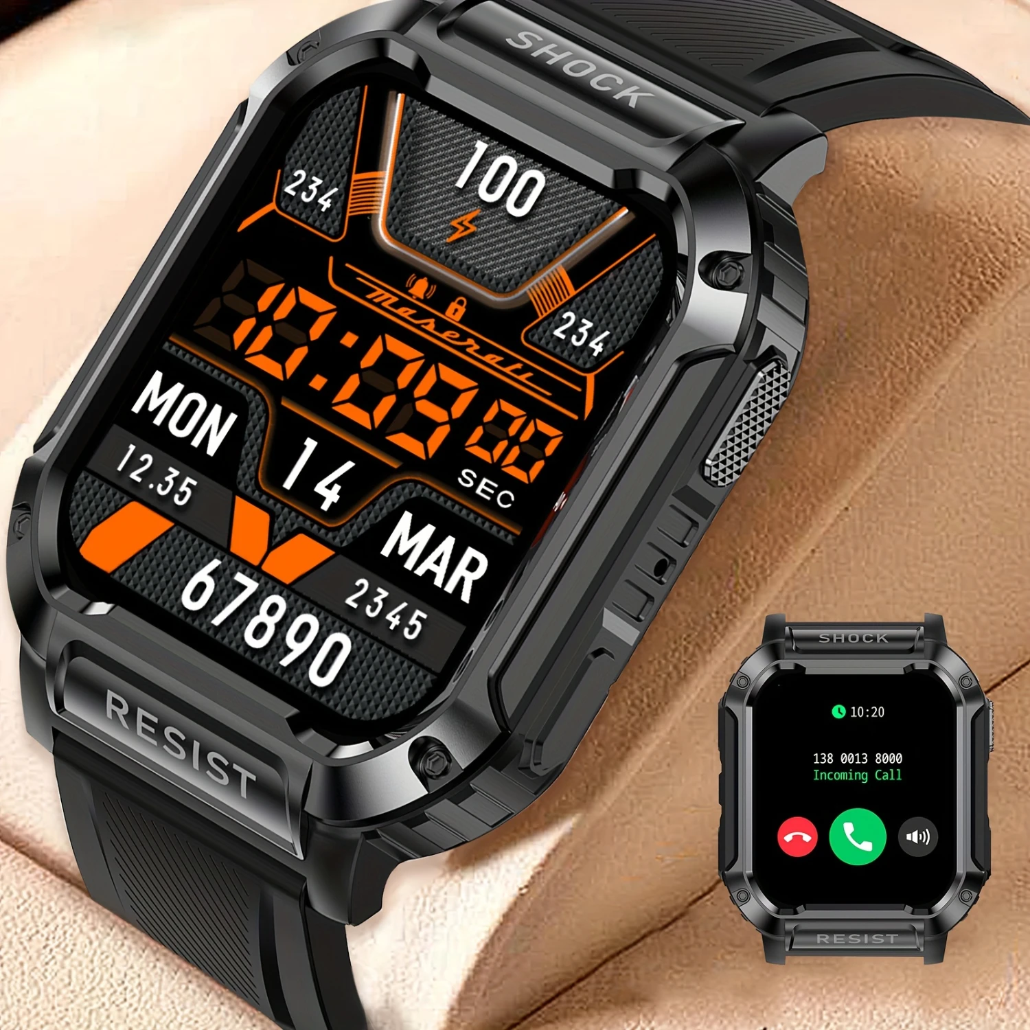 

Smart Watch, Wireless Calling/dial, Multi Sport Mode, Sports Watches, Custom Wallpaper, For /Andriod