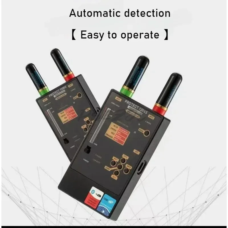 B-M Professional Camera GPS Scanning Detector Anti Listening Spy Positioning Signal Scanning Detection Device 1206S