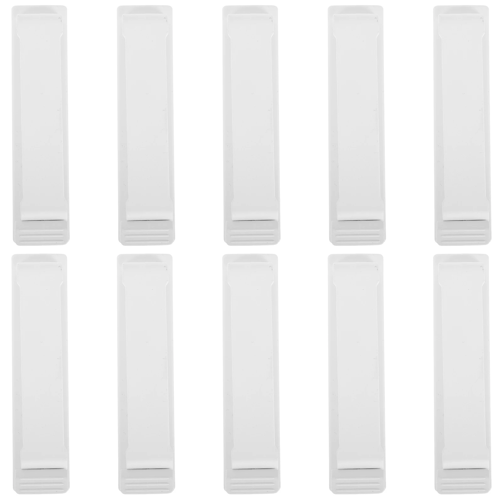 

10 Pcs Self adhesive Cable Clips White 10 hole Wire Management Cord Holder for Desk Wall Charging Line ganizer under Table