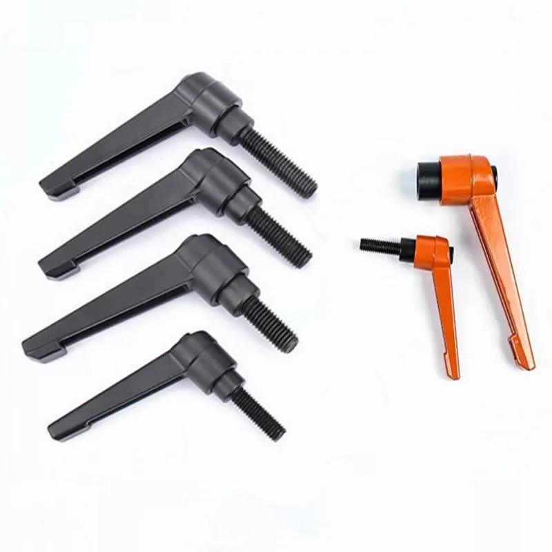 

1pcs M4 M5 M6 M8 M10 Clamping Lever Machinery Adjustable Handle Clamping Handle Screws Bolt Locking External Male Thread Knob