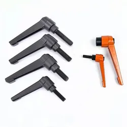 1pcs M4 M5 M6 M8 M10 Clamping Lever Machinery Adjustable Handle Clamping Handle Screws Bolt Locking External Male Thread Knob