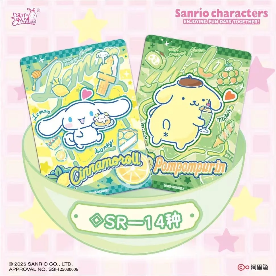Hot Selling Genuine KAYOU Sanrio Family Card Blind Box Sanrio Peripheral Card Bag Card Cute Children's Gift