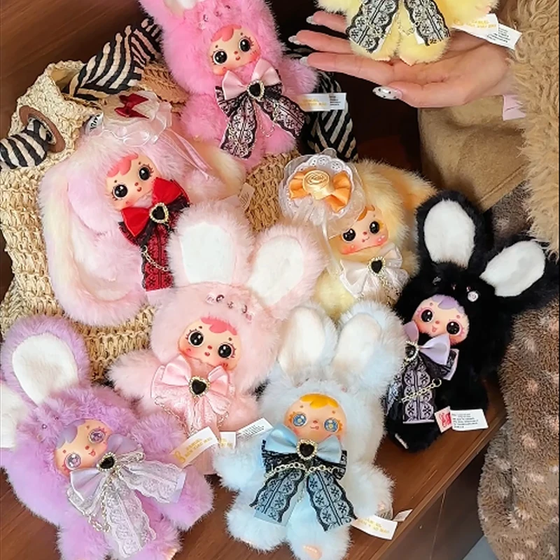 

Samuel Rabbit Diary Series Blind Box Trendy Toy Doll Equipped With Lace Bow Decoration Accessories Mystery Box Surprise Fun Gift