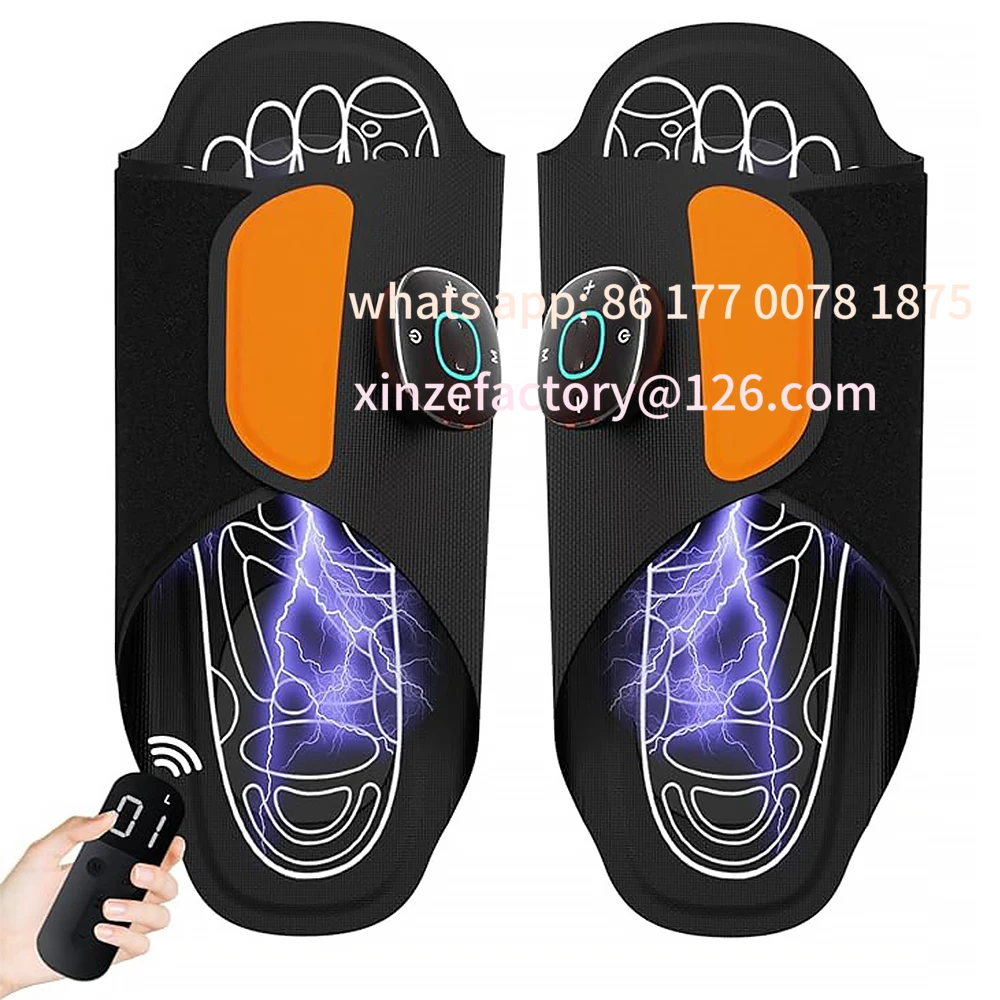 

Customizable Electric Foot Massager Shoe EMS Pad Muscle Stimulation Massage Foot Relaxation Foot Spa Machine Feet Massager Tools