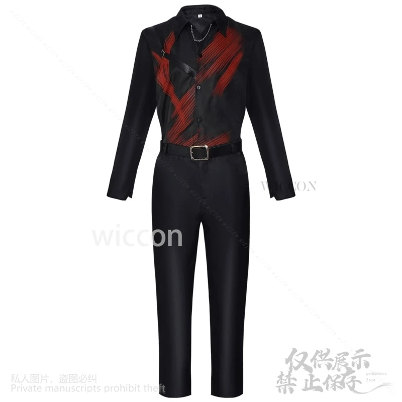 Anime Game Love And Deepspace Sylus Comic Con Costume Suit Coat Pants Suit Vest Shirt Wig Roleplay Qinche Halloween Party