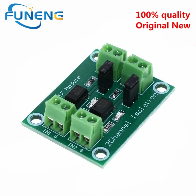 PC817 4 Channel Optocoupler Isolation Board Voltage Converter Adapter Module 3.6-30V Driver Photoelectric Isolated Module PC 817