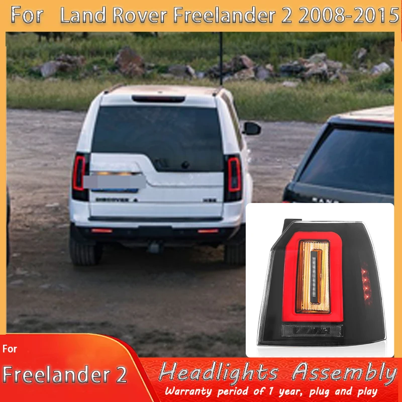 Car Led Rear Lights For 2007-2015 Land Rover Freelander 2 L359 LED rear tail lamps lights Tail lamp Bumper backup light