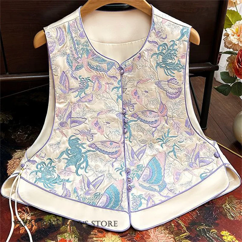 trendy-new-chinese-style-female-qipao-vest-jacket-white-satin-embroidery-tang-clothes-tops-coat-vintage-o-neck-hanfu-waistcoat