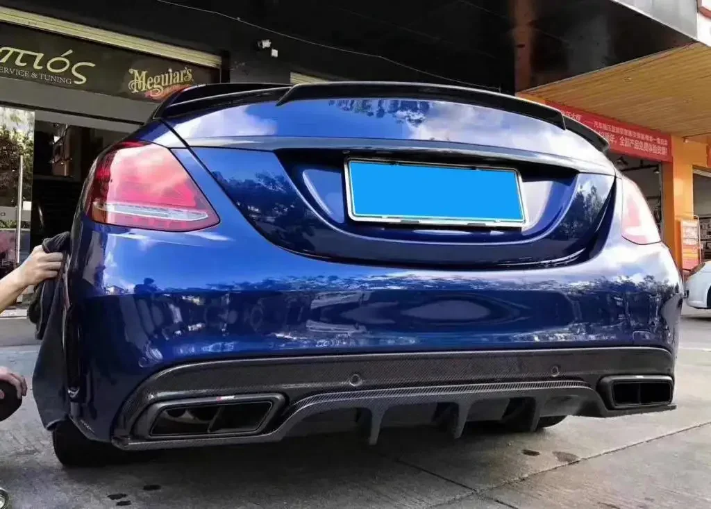 High quality real carbon Rear Bumper Diffuser LipHOT SALES